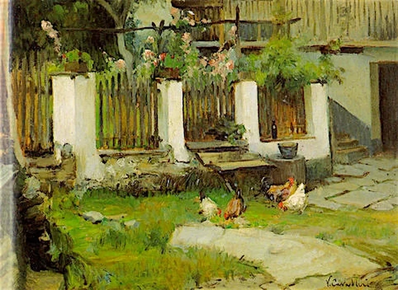 Cortile a Frassinetto